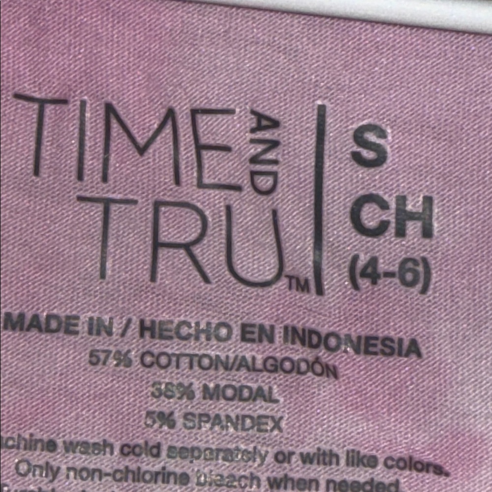 •TIME AND TRU•NWOT ORCHID BLOOM PINK TIE-DYE SLEEVELESS TANK TOP SIZE SMALL - Picture 11 of 11